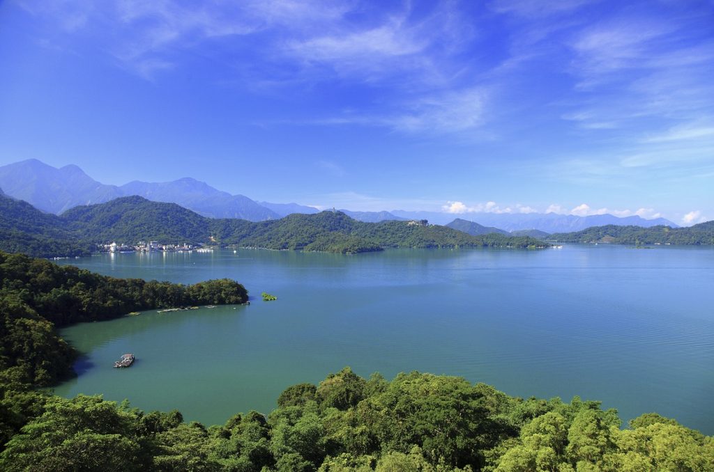Beautiful view of a lake in Taiwan